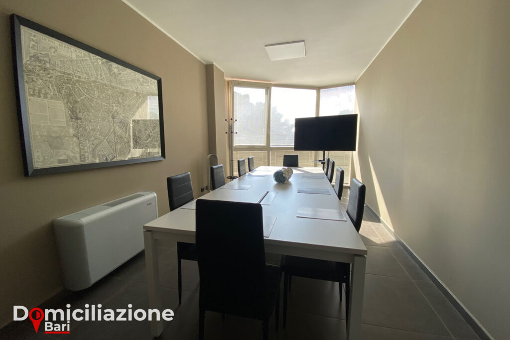 Foto della sala riunioni di Bari Picone